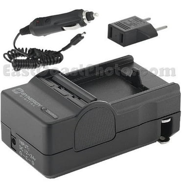 110//220v with Car /& EU adapters Bell /& Howell WV30HD Camcorder Battery Charger Mini Battery Charger Kit for Casio NP-40 Battery Replacement for Casio BC-30L Charger